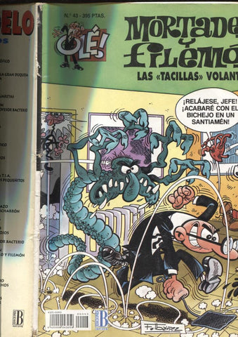 Coleccion Ole Relieve numero 043: Mortadelo y Filemon: Las tacillas volantes