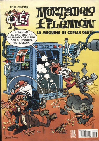 Coleccion Ole Relieve numero 036: Mortadelo y Filemon: La maquina de copiar gente
