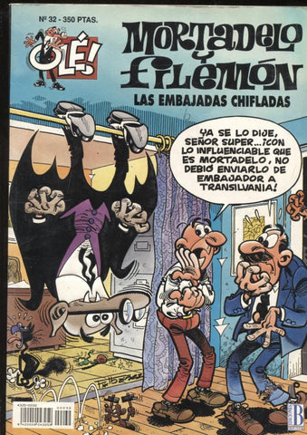 Coleccion Ole Relieve numero 032: Mortadelo y Filemon: Las embajadas chifladas