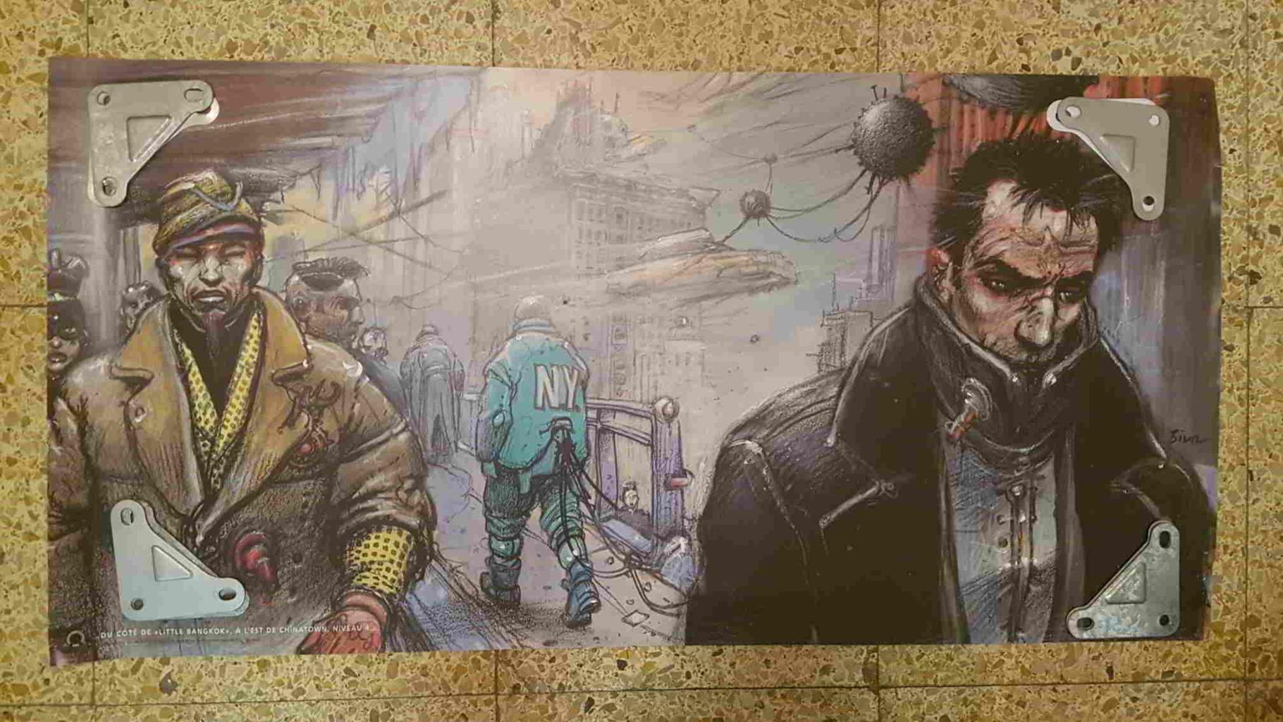 Poster: Enki Bilal - Little Bangkok, a lest de Chinatown