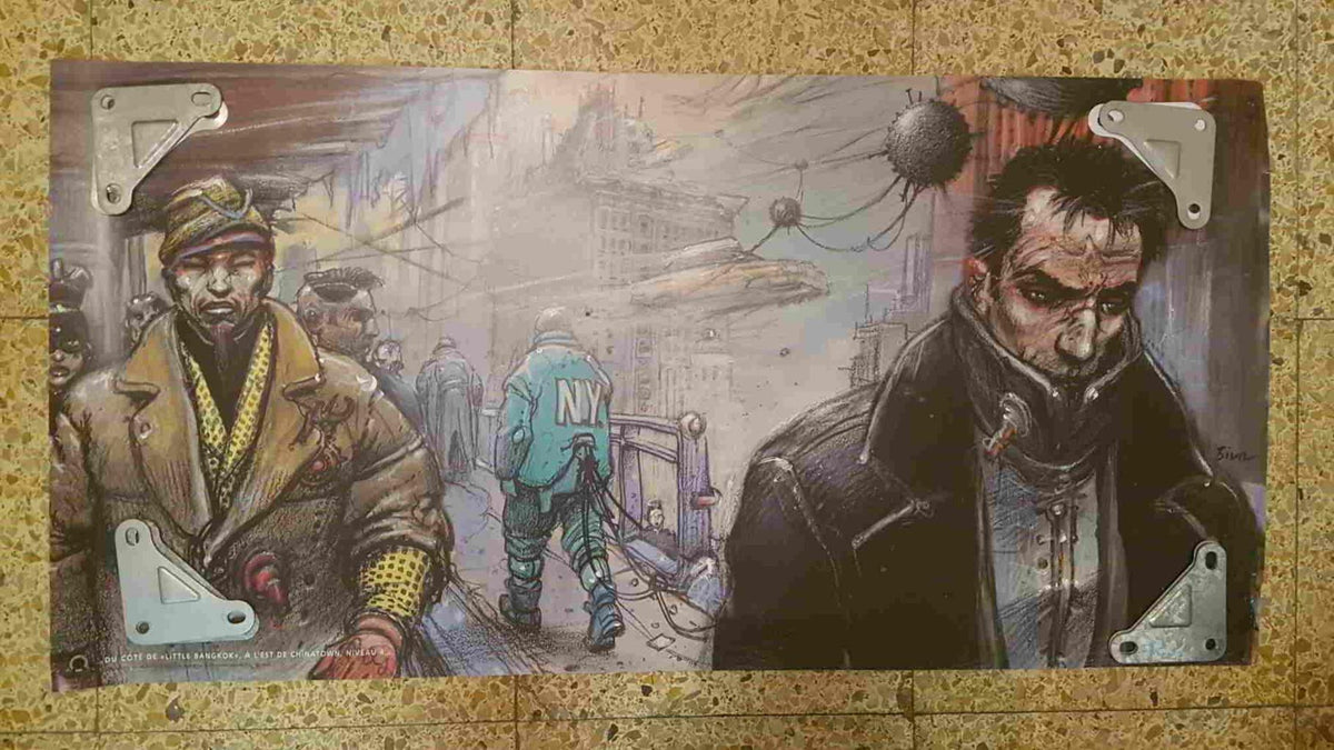 Poster: Enki Bilal - Little Bangkok, a lest de Chinatown