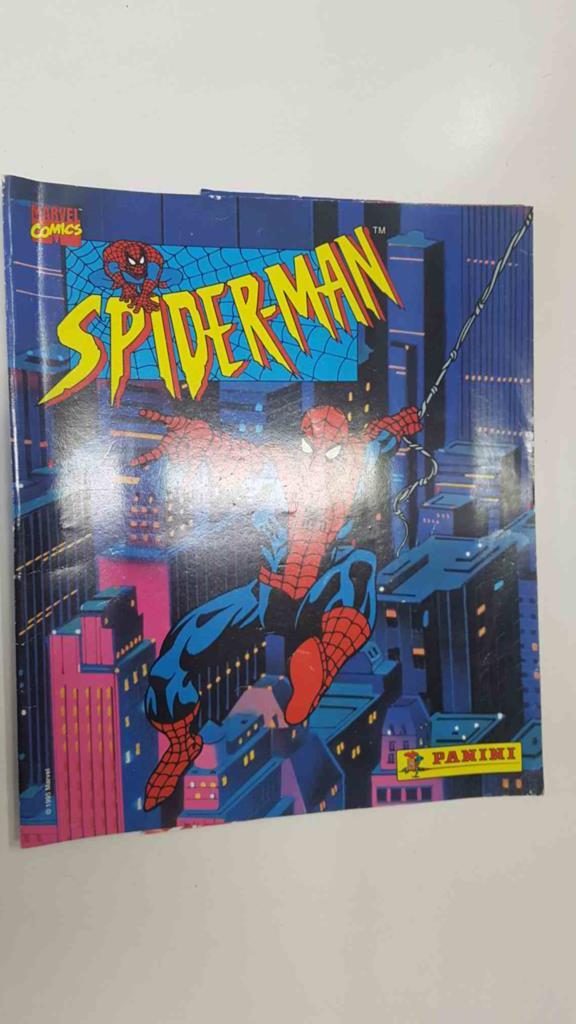 Album de cromos: Spider-Man. Panini. De los años 90. Esta incompleto (le faltan la mayoria de cromos)