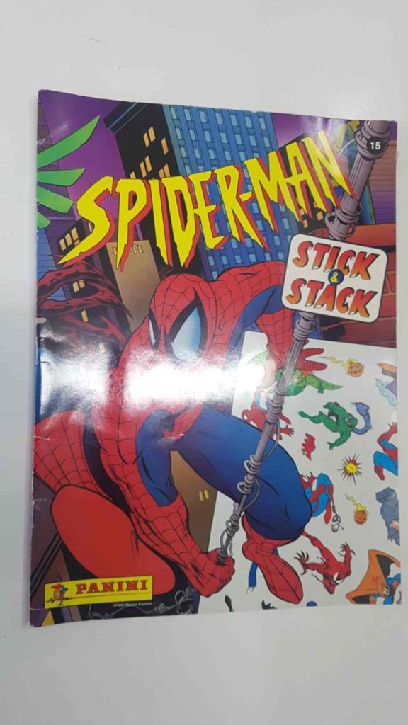 Panini: Spider-Man Stick and Stack num 15. Crea tus propias aventuras de Spider-Man. (pegatinas ya estan colocadas)
