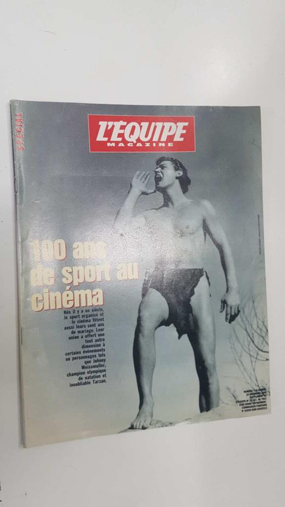 Revista Special lEquipe Magazine: num 719/Samedi, 23/12/1995 - 100 ans de sport au cinéma. Portrait dun couple: Joe Di Maggio et Marilyn Monroe