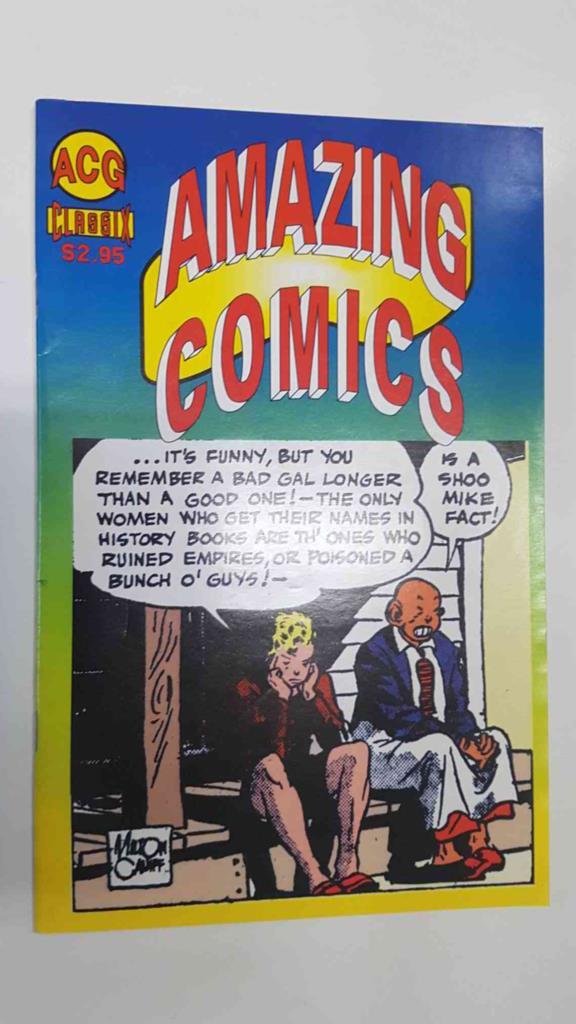Amazing Comics num 4 - The Dragon Lady. ACG reprints stories from Milton Caniff classic Terry and the Pirates adventure comic strip