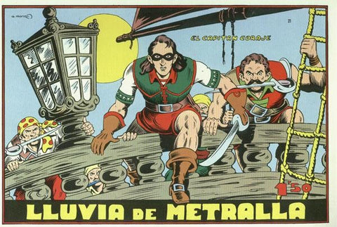 Iranzo: El Capitan Coraje facsimil numero 21: Lluvia de metralla
