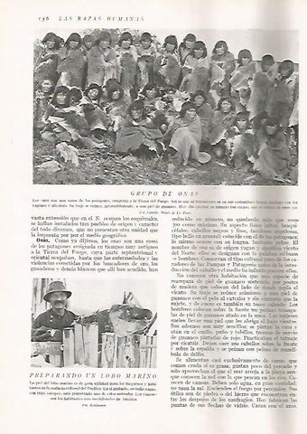 LAMINA 15628: Grupo de Onas