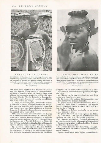 LAMINA 15654: Chicas de Uganda y del Congo