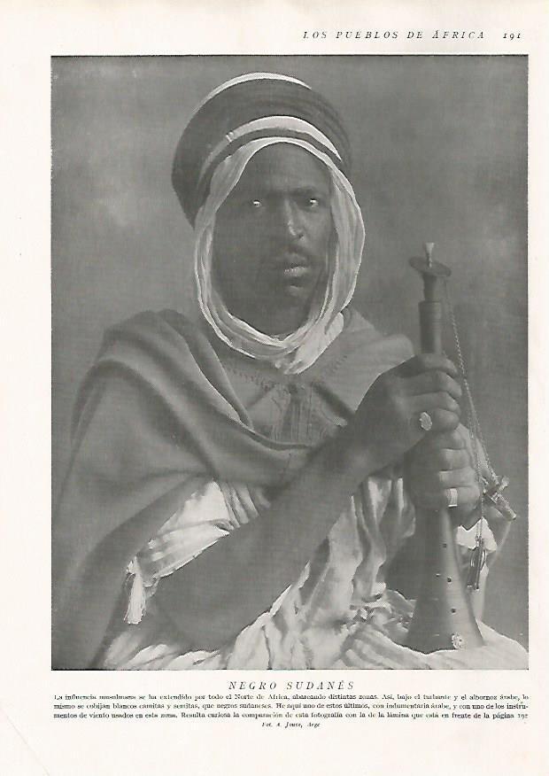 LAMINA 15646: Hombre del Sudan