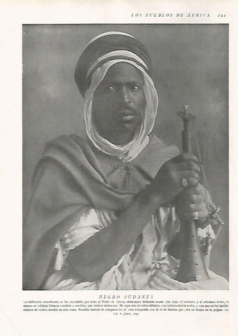 LAMINA 15646: Hombre del Sudan