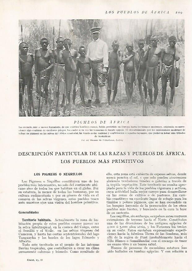 LAMINA 15660: Pigmeos de Africa