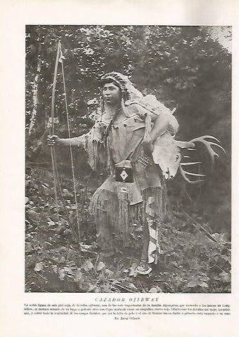 LAMINA 15573: Cazador Ojibway
