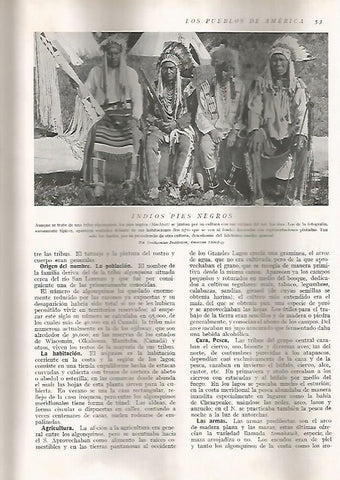 LAMINA 15570: Indios Pies Negros