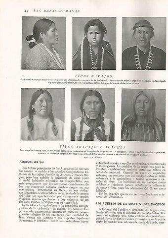 LAMINA 15565: Navajos, apaches y arapajos