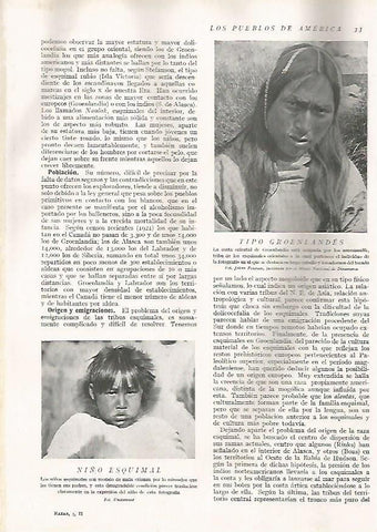 LAMINA 15560: Hombre de Groenlandia y niño esquimal