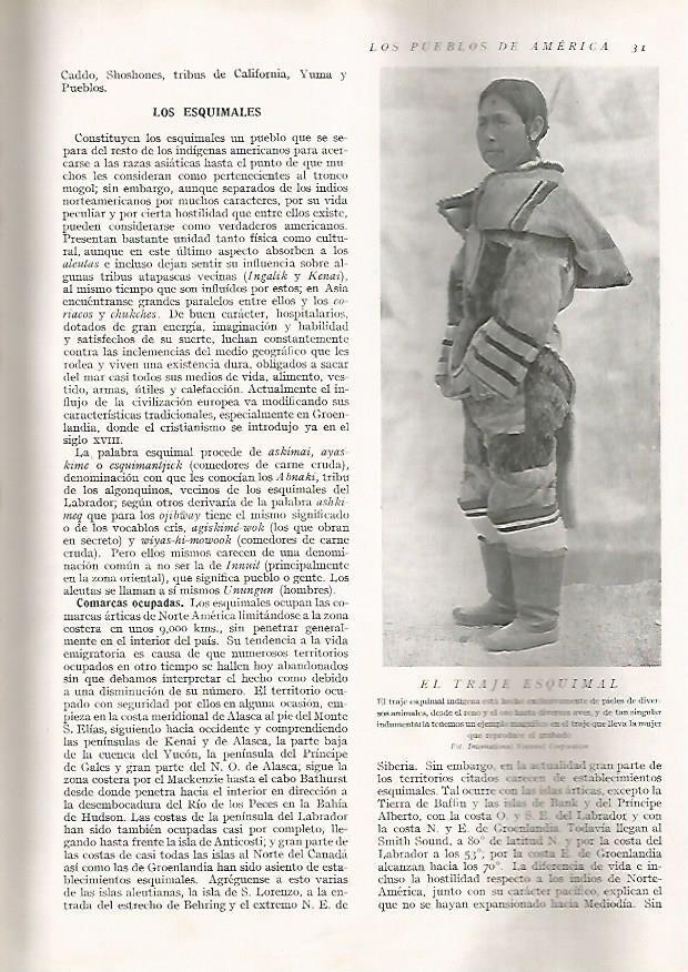 LAMINA 15557: Traje esquimal