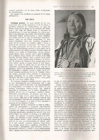 LAMINA 15575: Indio Pawnee