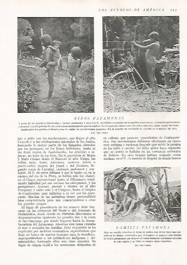 LAMINA 15607: Niños y familia patamona
