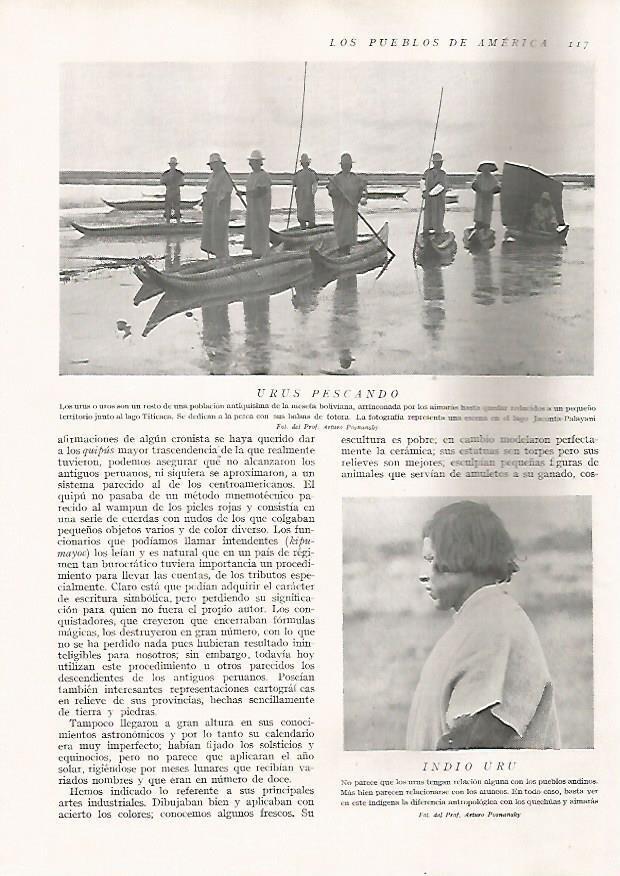 LAMINA 15604: Urus pescando