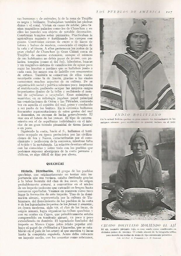 LAMINA 15599: Hombres de Bolivia
