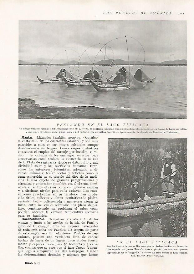 LAMINA 15598: Pesca en el lago Titicaca