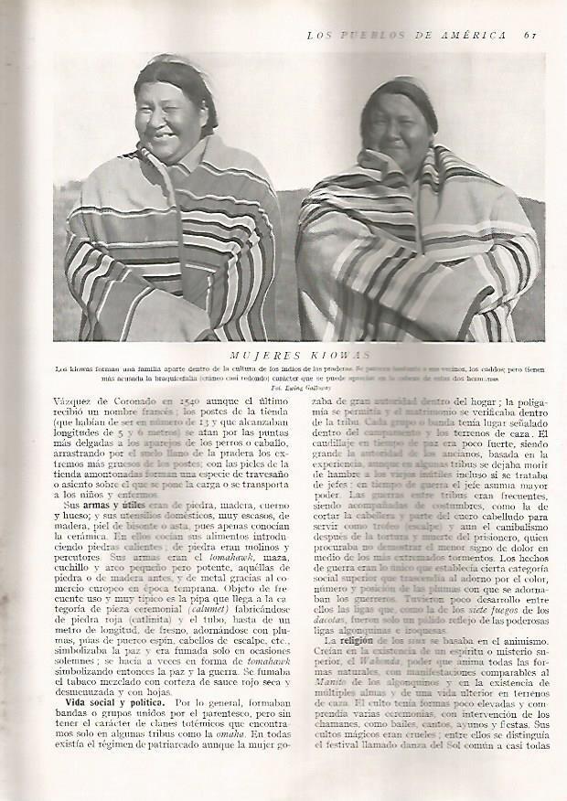 LAMINA 15576: Mujeres Kiowas