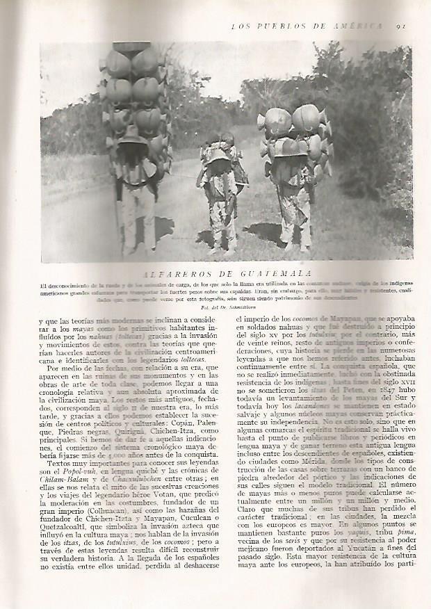 LAMINA 15593: Alfareros de Guatemala