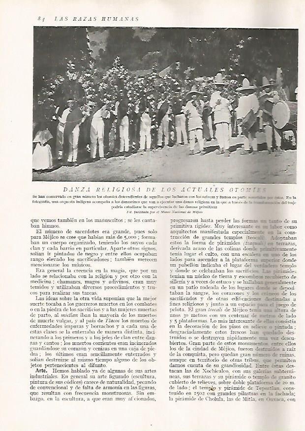 LAMINA 15589: Danza religiosa de los otomies