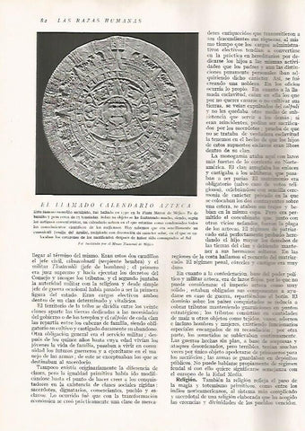 LAMINA 15588: Calendario Azteca