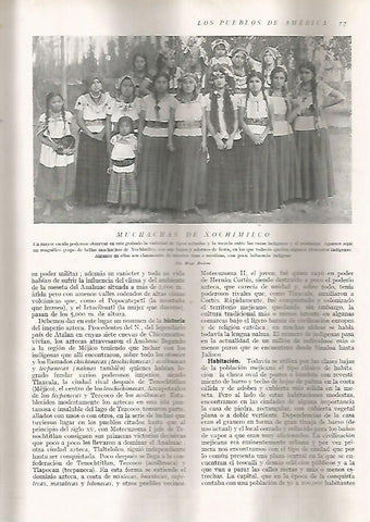 LAMINA 15586: Muchachas de Xochimilco