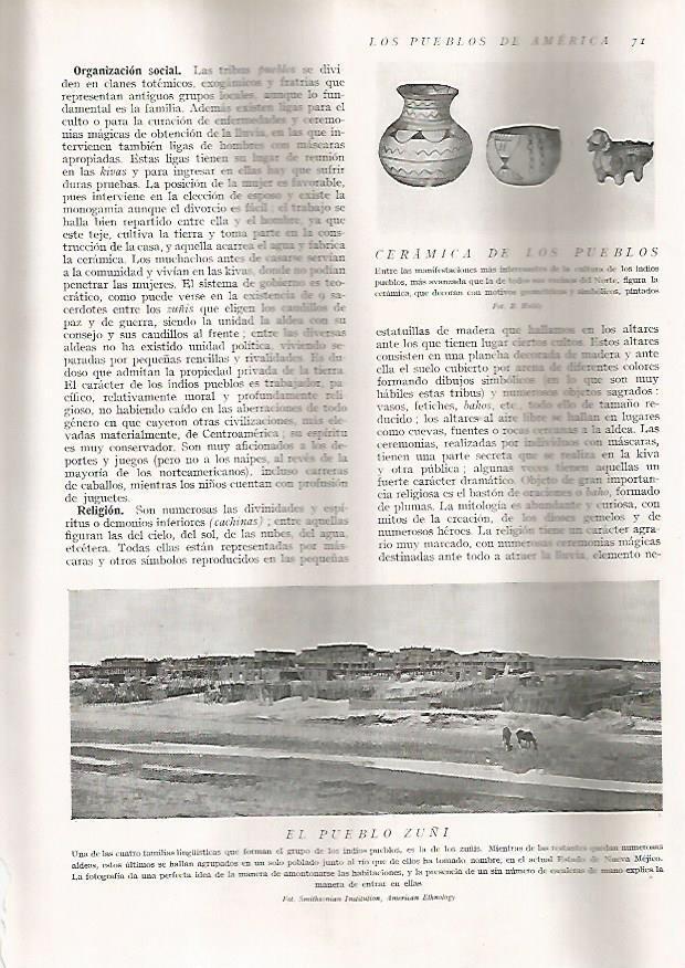 LAMINA 15581: Pueblo Zuñi