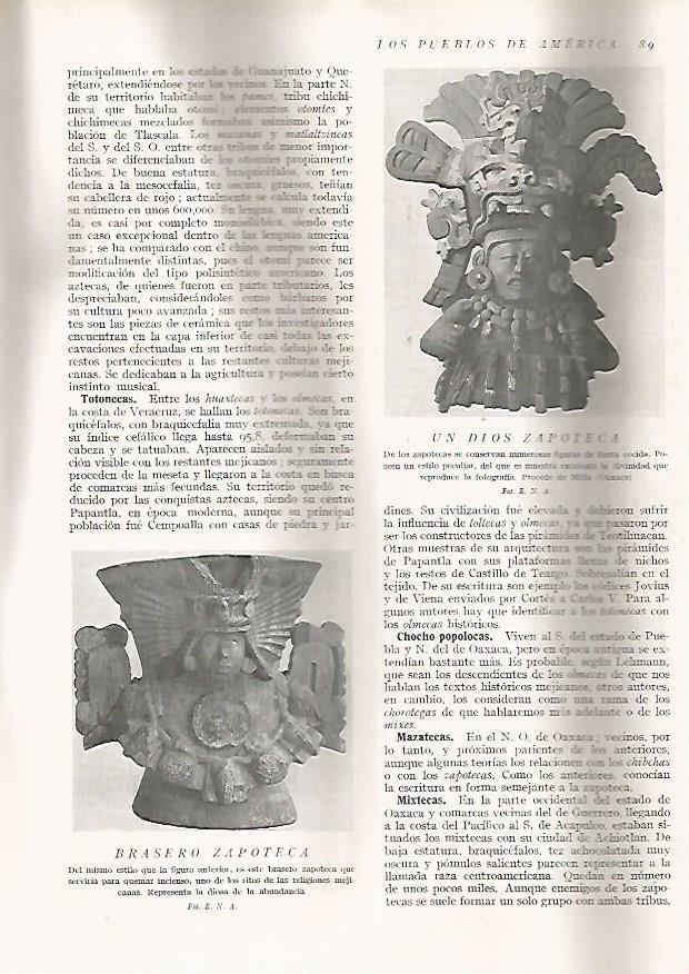 LAMINA 15592: Dios y brasero zapoteca