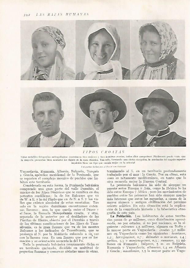 LAMINA 15776: Hombres y mujeres de Croacia