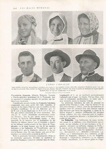 LAMINA 15776: Hombres y mujeres de Croacia