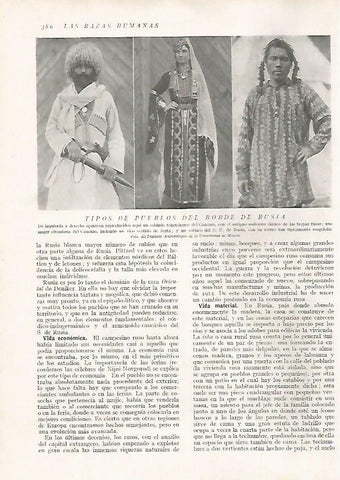 LAMINA 15773: Tipos de pueblos de Rusia