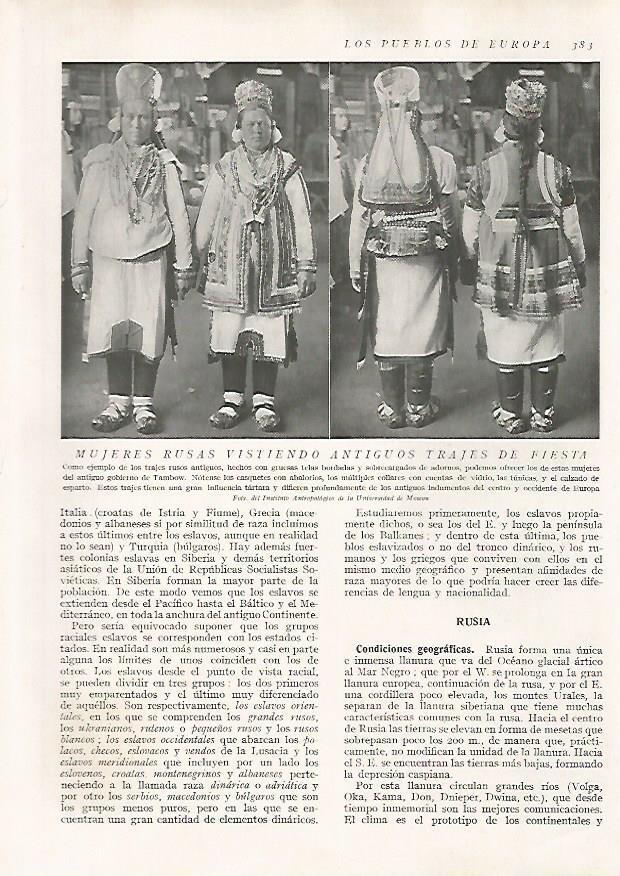 LAMINA 15772: Mujeres de Rusia