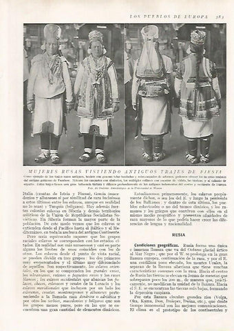 LAMINA 15772: Mujeres de Rusia