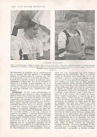 LAMINA 15755: Mujer y chica de Suiza