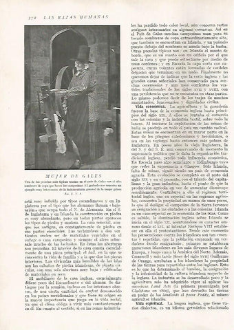 LAMINA 15762: Mujer de Gales