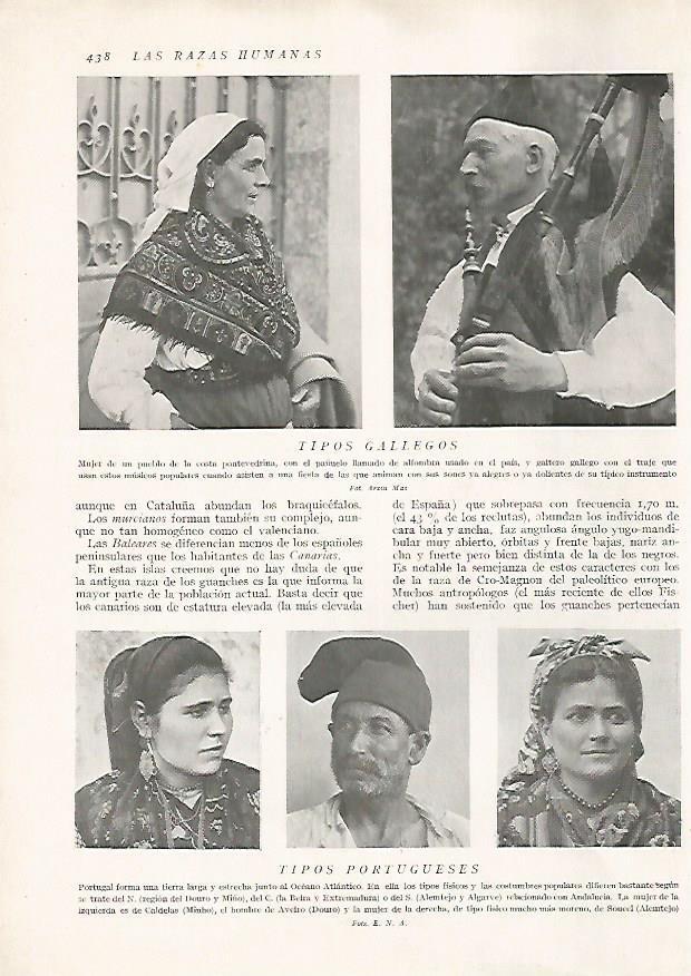 LAMINA 15807: Hombres y mujeres de Galicia y Portugal