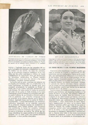 LAMINA 15803: Mujer de Cangas de Tineo y de Escatron