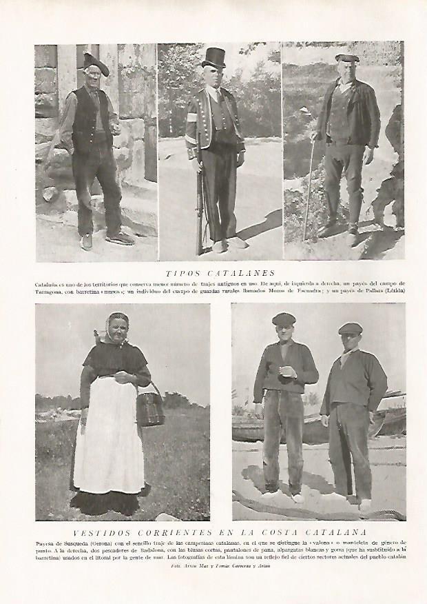 LAMINA 15795: Hombres y mujeres de Catalunya