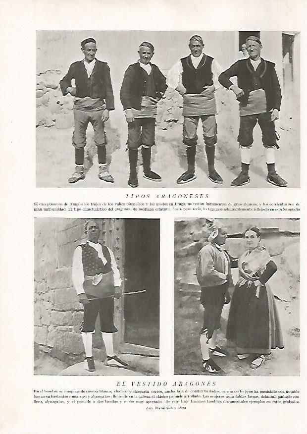 LAMINA 15794: Hombres y mujeres de Aragon