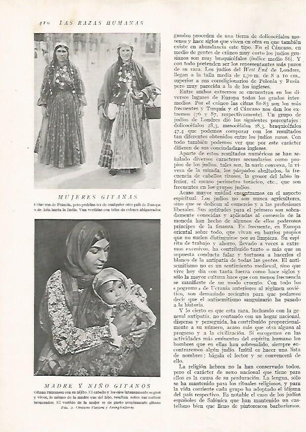 LAMINA 15786: Mujeres gitanas de Francia y Rumania