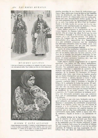 LAMINA 15786: Mujeres gitanas de Francia y Rumania