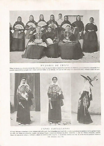 LAMINA 15796: Mujeres de Ibiza