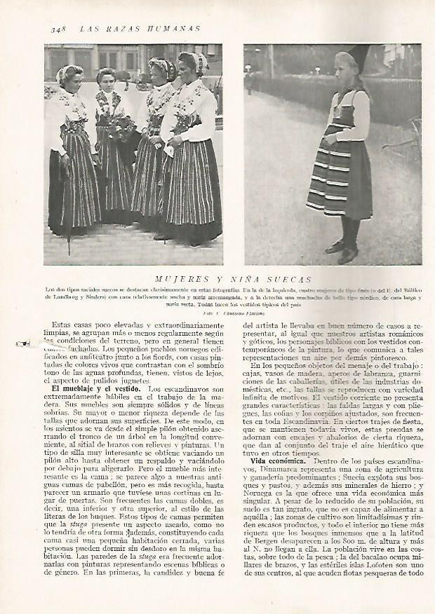 LAMINA 15744: Mujeres y niñas de Suecia