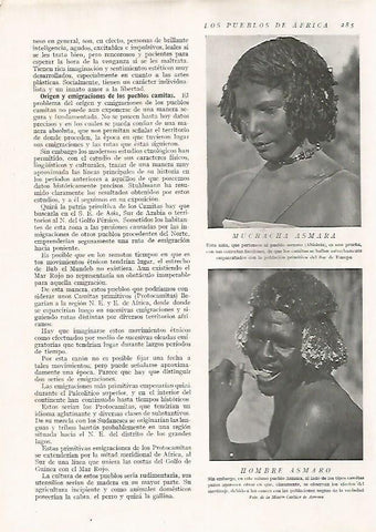 LAMINA 15708: Chica asmara y hombre asmaro