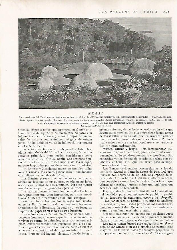 LAMINA 15706: Kraal en Natal