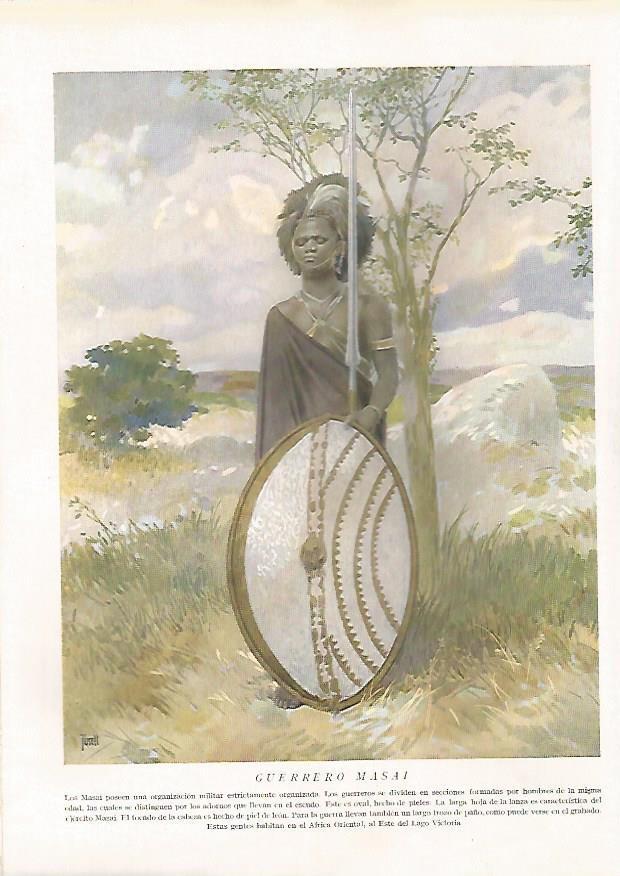 LAMINA 15705: Guerrero masai